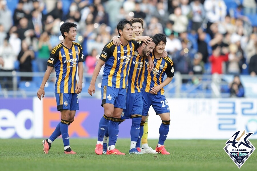 ▲ 울산 현대 K리그 통산 4번째 우승 확정 ⓒ한국프로축구연맹