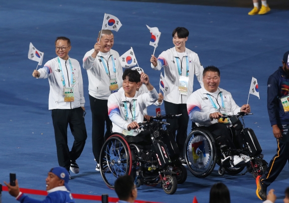▲ 한국은 항저우 장애인 아시아경기대회서 금메달 30개를 획득, 목표했던 종합 4위를 달성했다. 10개월 앞으로 다가온 파리 패럴림픽 기대감을 드높였다. ⓒ 항저우 사진공동취재단