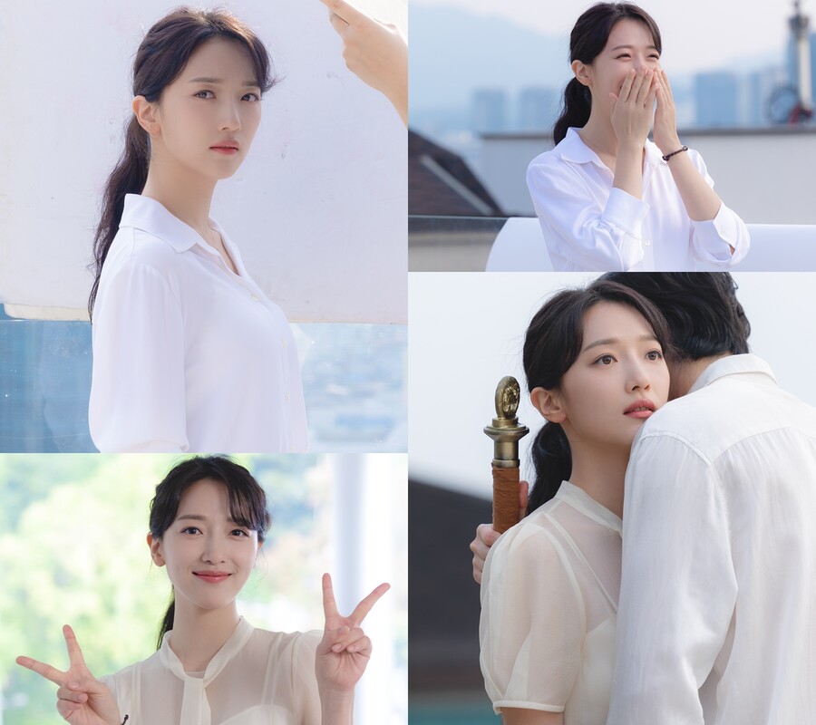 '낮뜨달' 표예진, 포스터 비하인드 스틸…비주얼 성수기 왔다