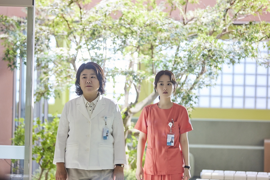▲ 이정은(왼쪽) , 박보영. 제공ㅣ넷플릭스