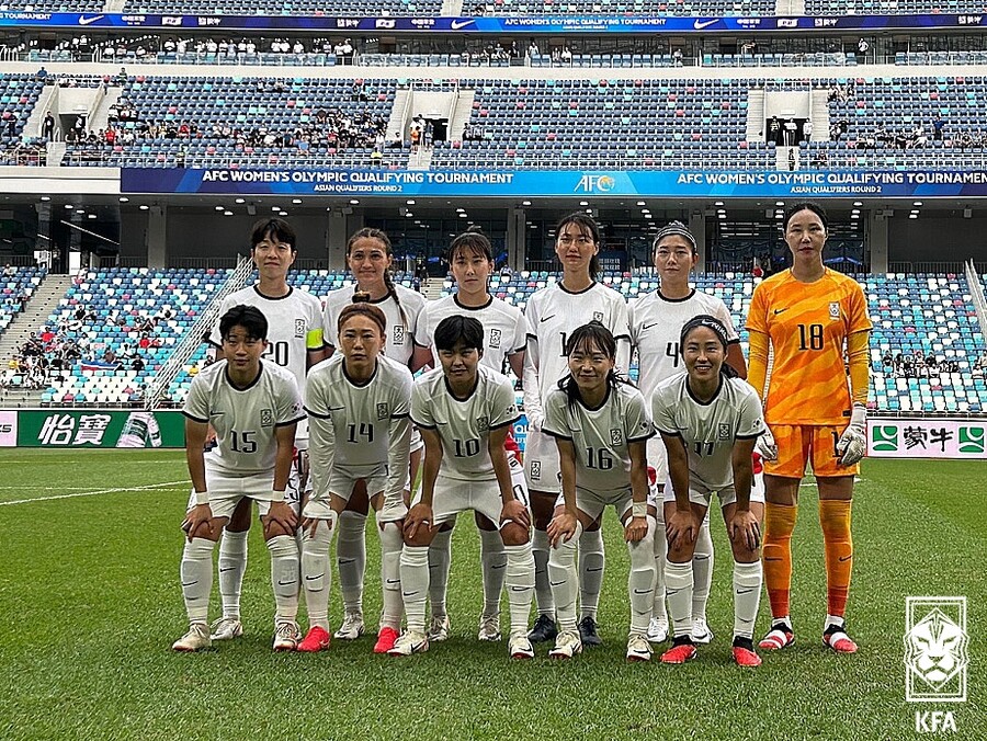 ▲ 여자 축구 대표팀. ⓒ대한축구협회