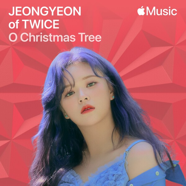 트와이스 정연, 애플뮤직 '캐럴 커버 플레이리스트'에 K팝 아티스트 최초 참여