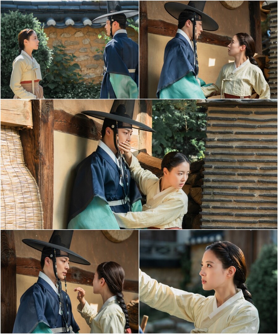 '열녀박씨 계약결혼뎐' 이세영‧배인혁, 19세기 조선 첫만남 현장
