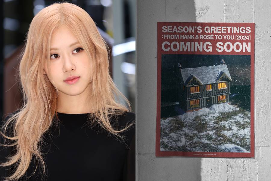 ▲ 블랙핑크 로제(왼쪽), 로제 2024 시즌 그리팅. 제공| YG엔터테인먼트