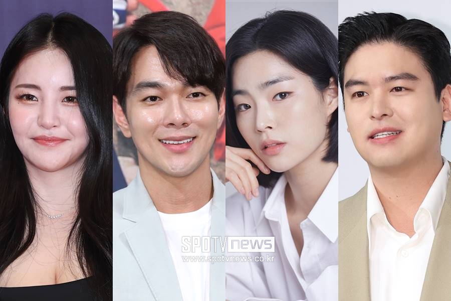 ▲ 유정, 이규한, 조혜원, 이장우(왼쪽부터). ⓒ곽혜미 기자, 에스더블유엠피