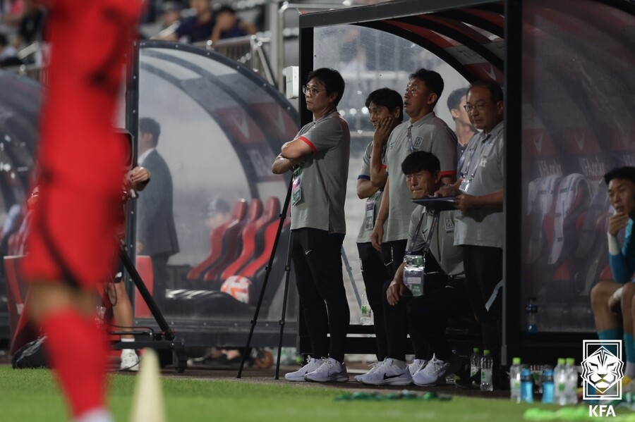 ▲ 황선홍 감독이 이끄는 올림픽 축구대표팀 ⓒ 대한축구협회