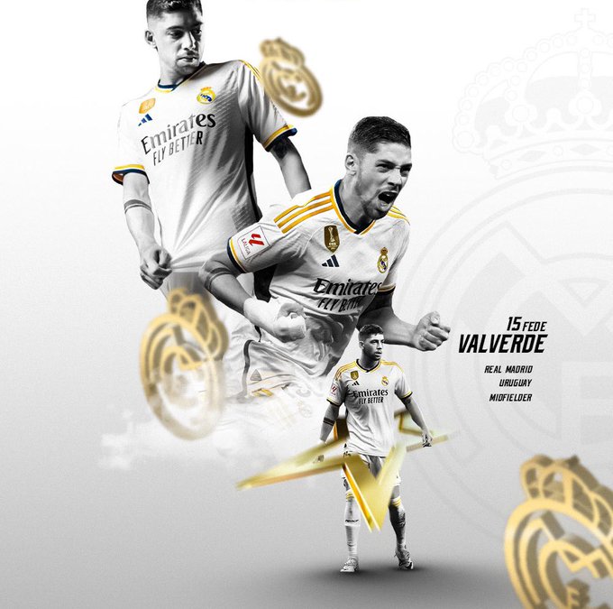 ▲ 레알과 재계약을 완료한 발베르데  ⓒMadrid Xtra