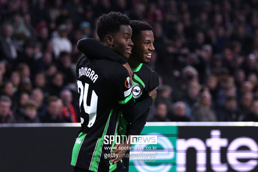 ▲ 브라이튼은 파티의 선제 결승골에 힘입어 아약스를 2-0으로 이겼다.