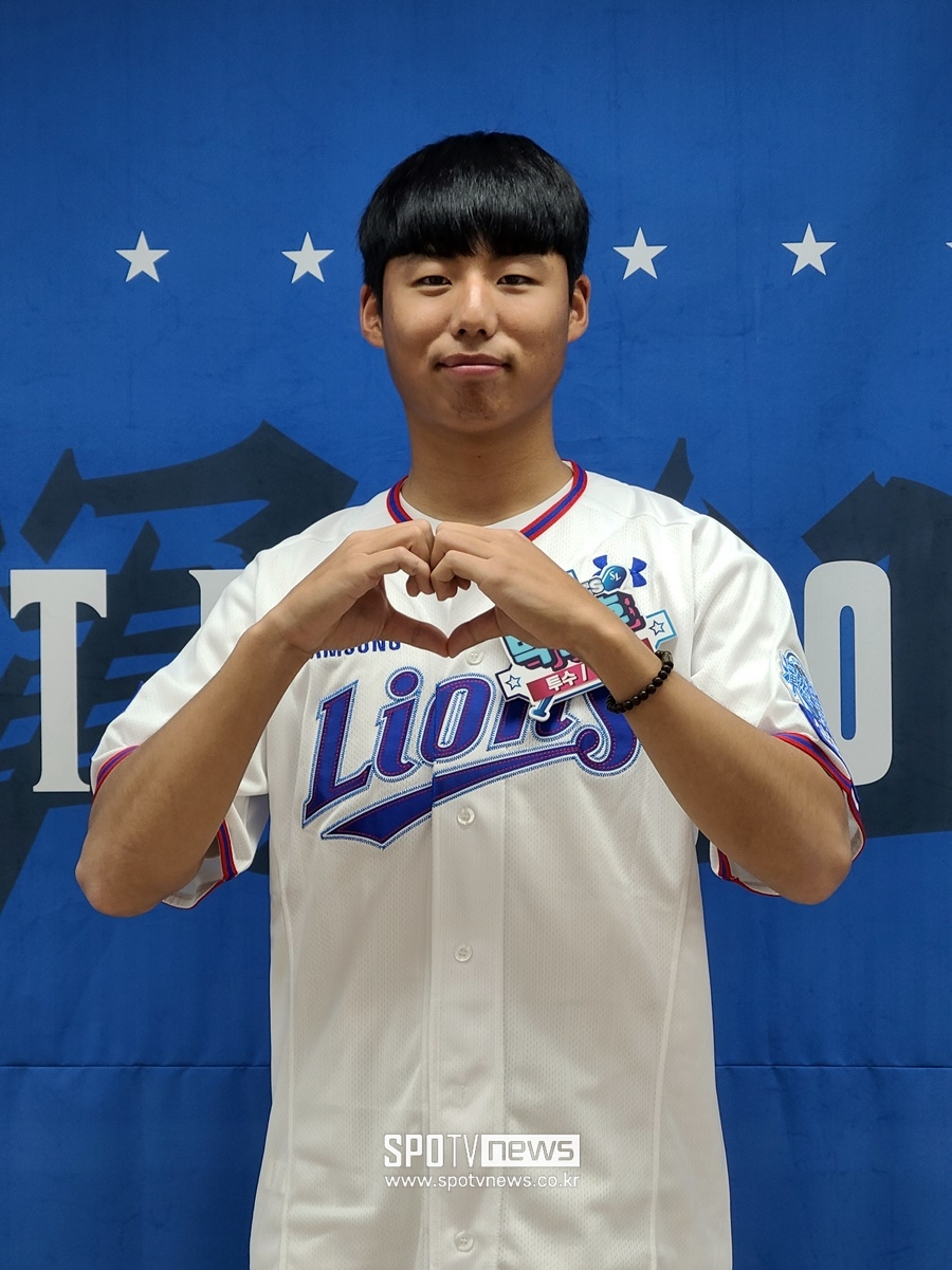 ▲ 삼성 라이온즈 2023년 신인 박권후 ⓒ 대구, 김민경 기자