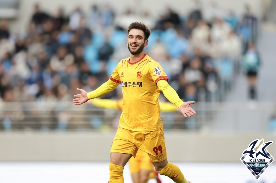 ▲  대구를 상대로 선제골을 넣은 베카 ⓒ한국프로축구연맹