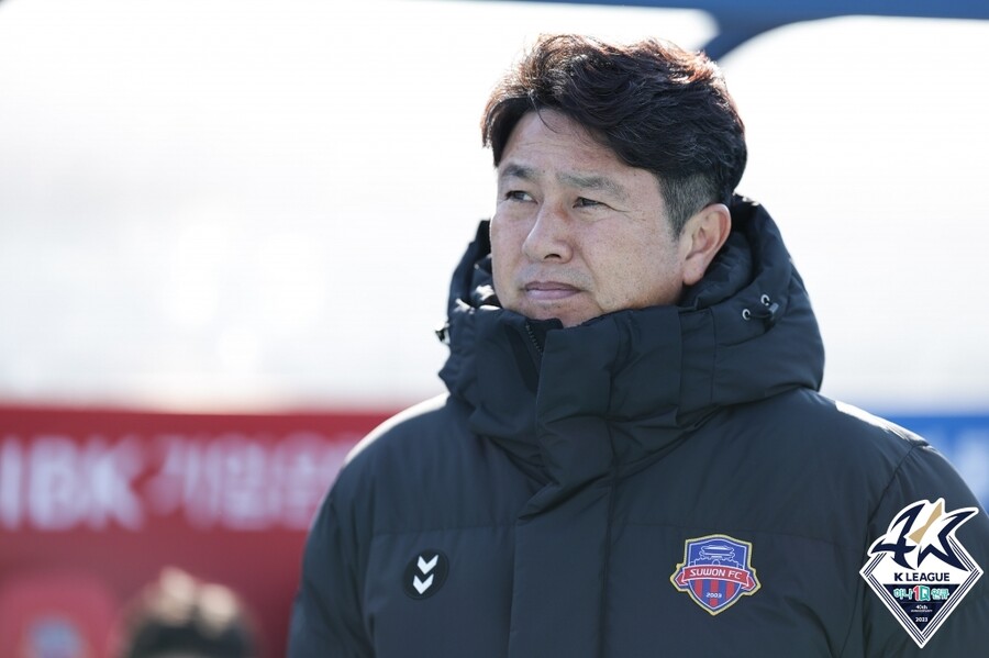 ▲ 김도균 수원FC 감독. ⓒ한국프로축구연맹