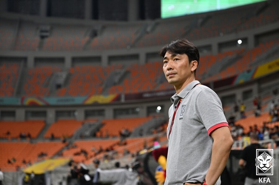 ▲ 12일 인도네시아 자카르타에 열린 U-17 월드컵 1차전에서 한국이 미국에 1-3으로 패했다 ⓒ 대한축구협회