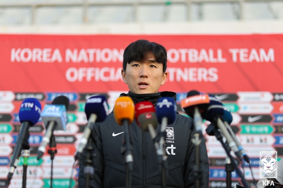 ▲ 축구대표팀 미드필더 황인범. ⓒ대한축구협회