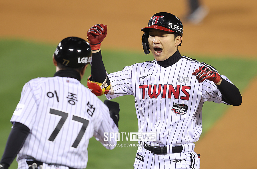 LG의 선발 도장 깨기, 고영표마저 무너뜨렸다…화력폭발 LG, 5-1 리드 중(5회말 종료)