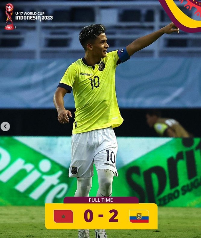 ▲ 에콰도르는 모로코를 2-0으로 꺾었다.  ⓒ월드컵 SNS