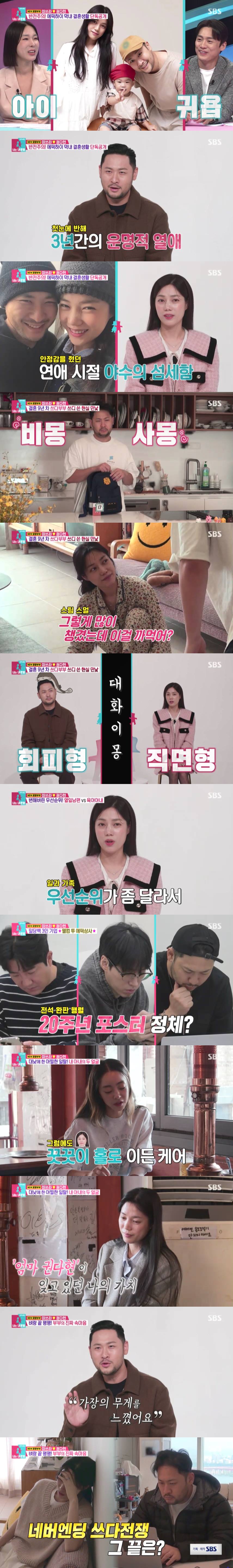 미쓰라진♥권다현, '갈등 폭발' 대화 단절 부부 "이러다 죽겠구나"('동상이몽2')