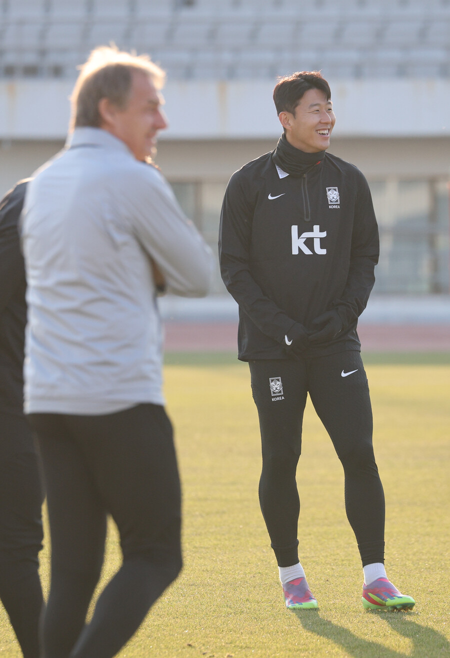 ▲ 손흥민 주장 중심으로 뭉친 위르겐 클린스만 감독의 축구대표팀. ⓒ연합뉴스