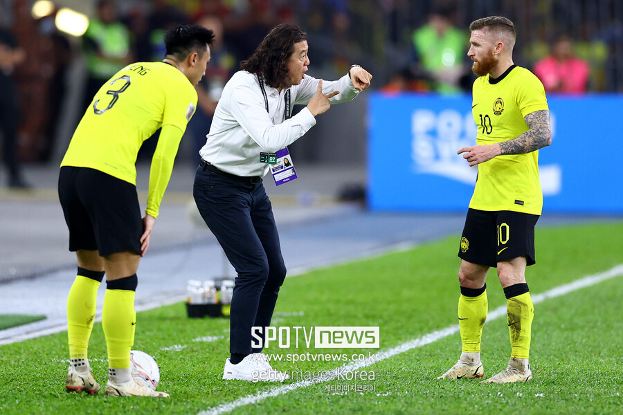 ▲ 김판곤 감독이 대한축구협회를 떠난 이후 말레이시아 대표팀에 부임해 팀을 지휘하고 있다