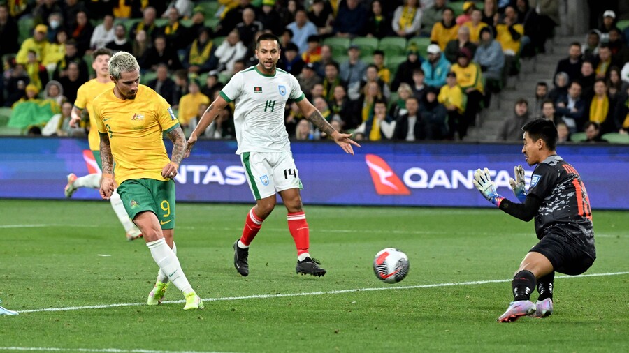 ▲ 호주는 방글라데시를 7-0으로 꺾었다. ⓒ연합뉴스/EPA/AFP