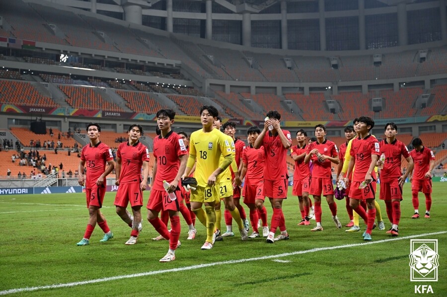 ▲ 한국 U-17 대표팀이 인도네시아 U-17 월드컵 최종전에서 부르키나파소에 패했다 ⓒ대한축구협회