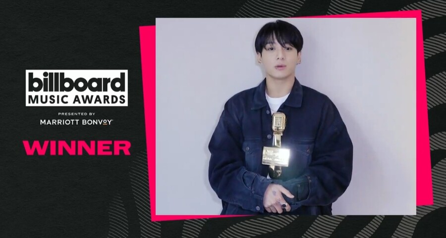 ▲ 방탄소년단 정국. 출처| '2023 빌보드 뮤직 어워드' 공식 트위터