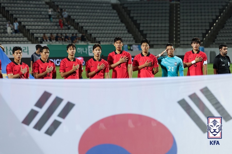 ▲ 황선홍 감독이 이끄는 올림픽 축구대표팀 ⓒ 대한축구협회