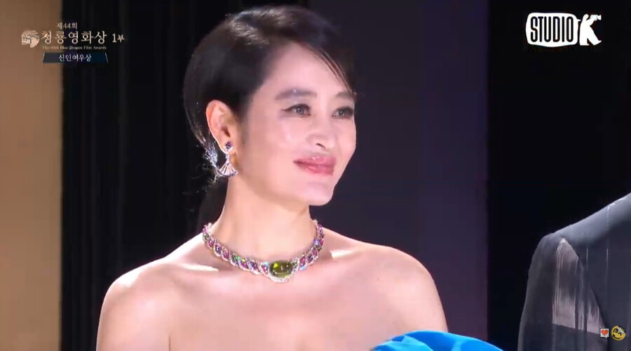 ▲ 김혜수. 출처ㅣKBS 생중계 캡처
