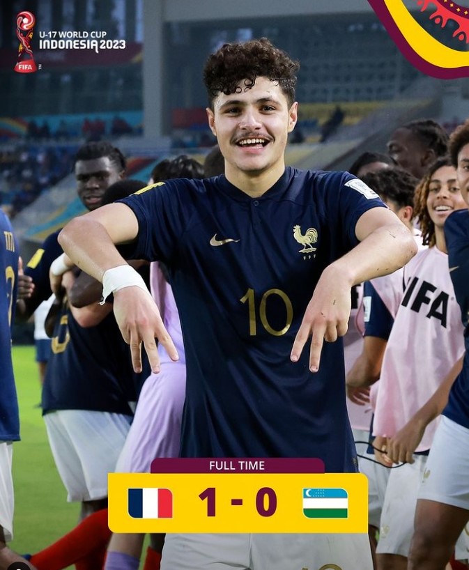▲ 우즈베키스탄을 제압한 프랑스  ⓒFIFA SNS