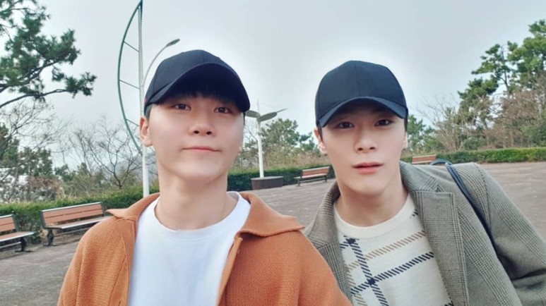 ▲ 부승관(왼쪽), 문빈. 출처| 부승관 인스타그램