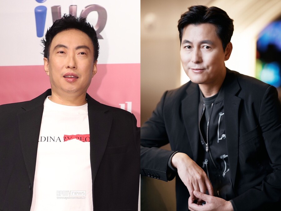 ▲ 박명수, 정우성.  ⓒ곽혜미 기자, 제공| 플러스엠 엔터테인먼트