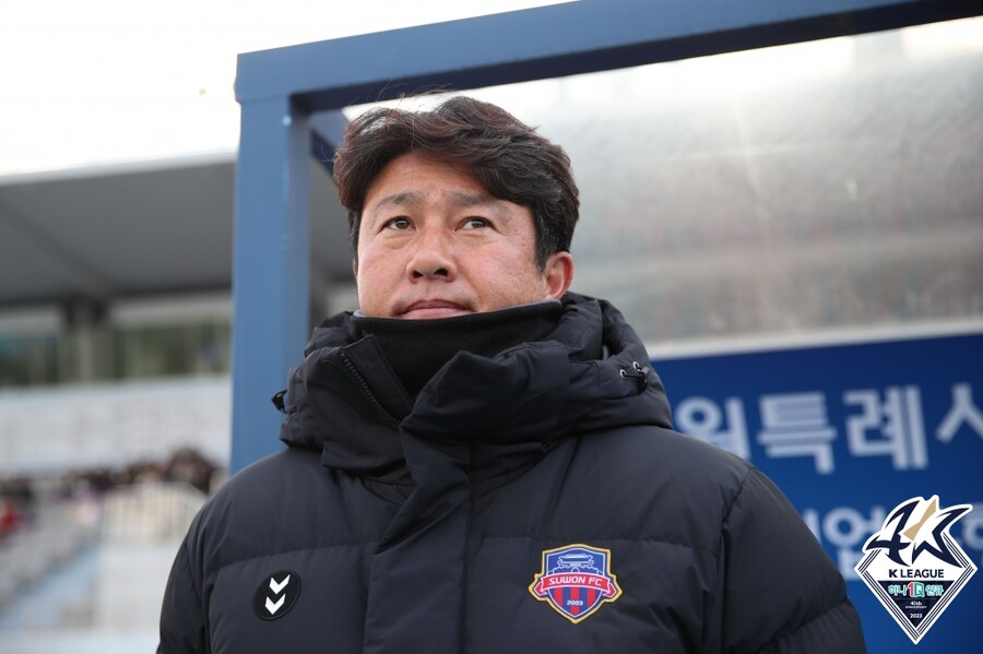 ▲ 김도균 수원FC 감독. ⓒ한국프로축구연맹