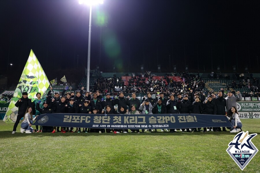 ▲ K리그2 감독상 고정운 김포FC 감독 ⓒ 한국프로축구연맹