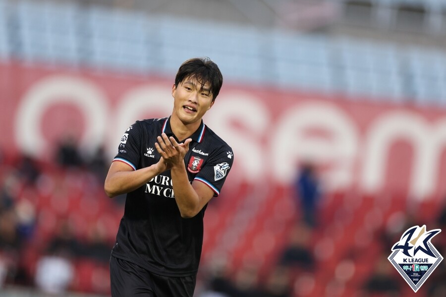 ▲ K리그2 영플레이어상 안재준 ⓒ 한국프로축구연맹