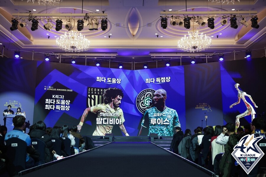 ▲ K리그2 시상식 ⓒ 한국프로축구연맹