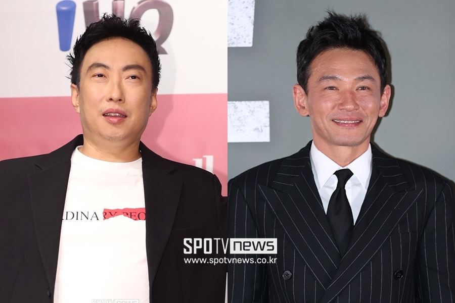 ▲ 박명수(왼쪽), 황정민.  ⓒ곽혜미 기자