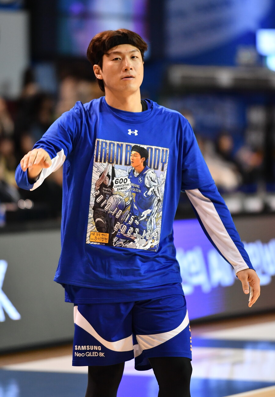 'KBL 역대 최초' 이정현, 600경기 연속 출전 대기록 쌓았다