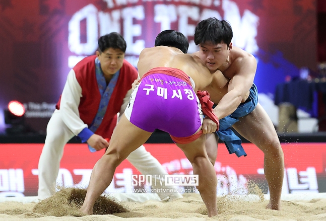 ▲ 경상북도와 구미시, 인류무형문화유산씨름진흥원, 구미시 체육회는 씨름의 부흥 및 세계화에 앞장서고 있다. ⓒ 구미, 곽혜미 기자