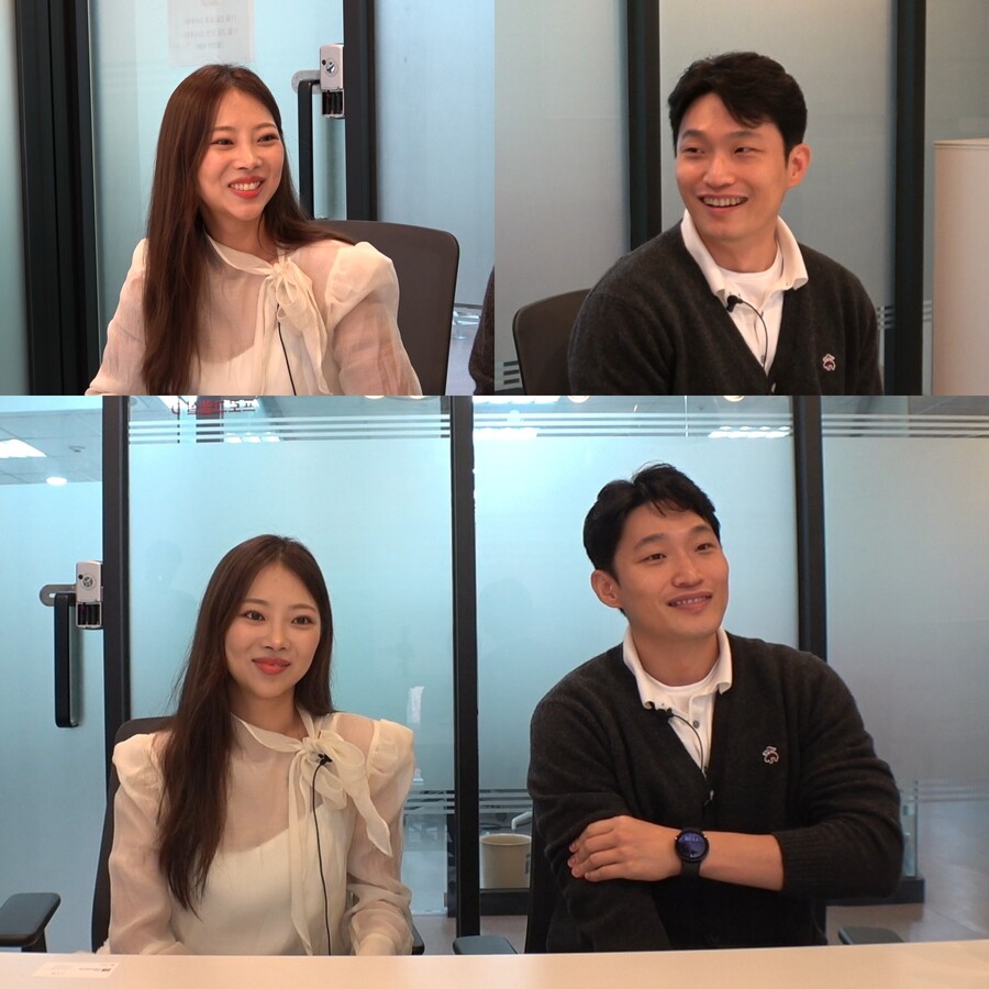 ▲ '10기 옥순' 김슬기(왼쪽), 유현철. 제공| TV조선 '조선의 사랑꾼2'