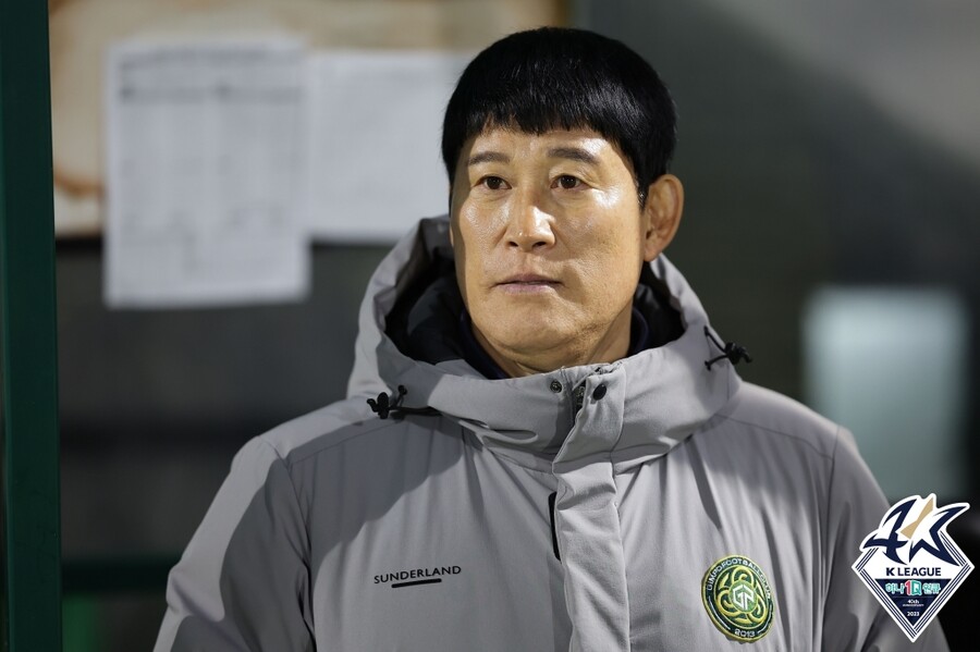 ▲ 고정운 김포FC 감독. ⓒ한국프로축구연맹