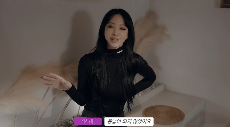 ▲ 한예슬. 출처ㅣ한예슬 유튜브 캡처