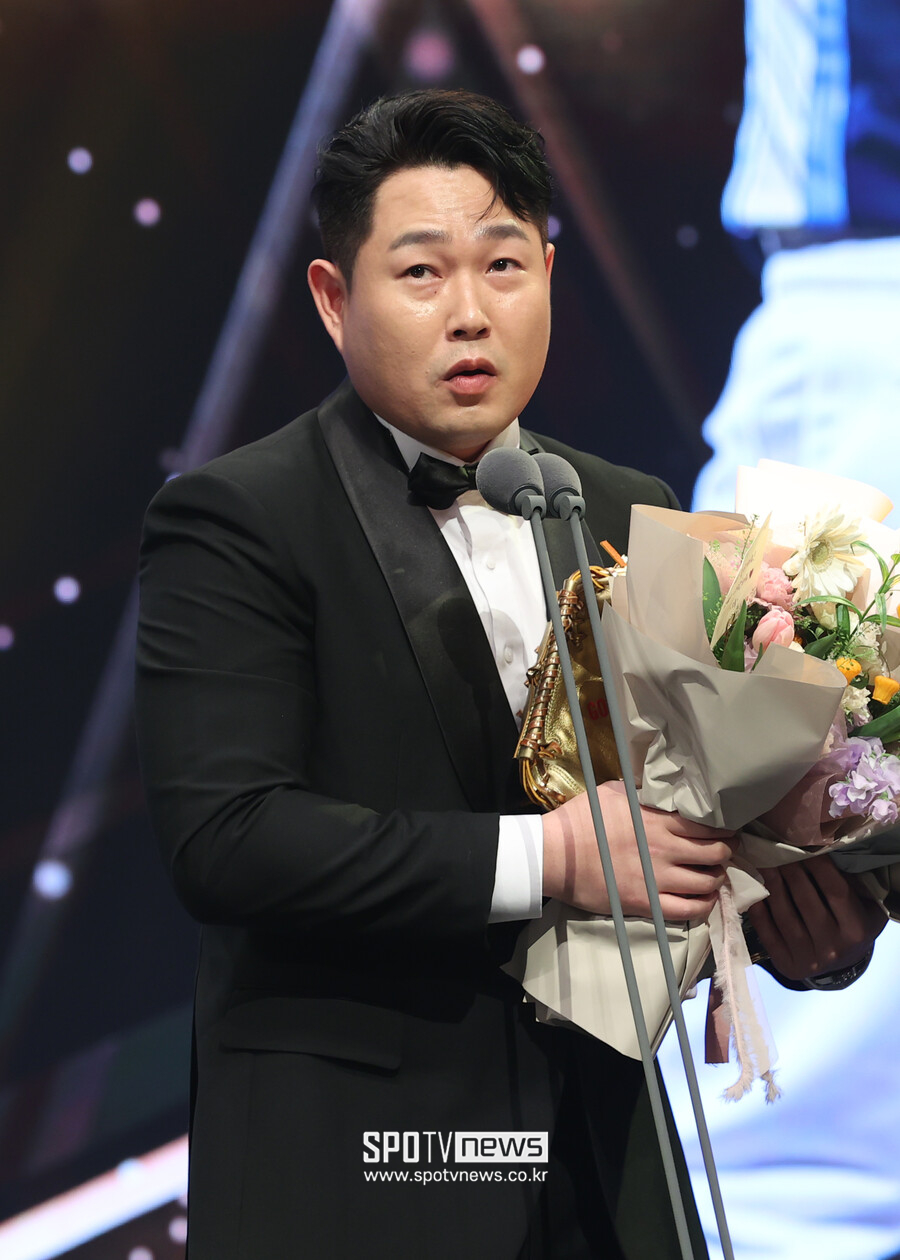 ▲ 골든글러브 최다 득표율을 기록을 가지고 있는 양의지 ⓒ 곽혜미 기자
