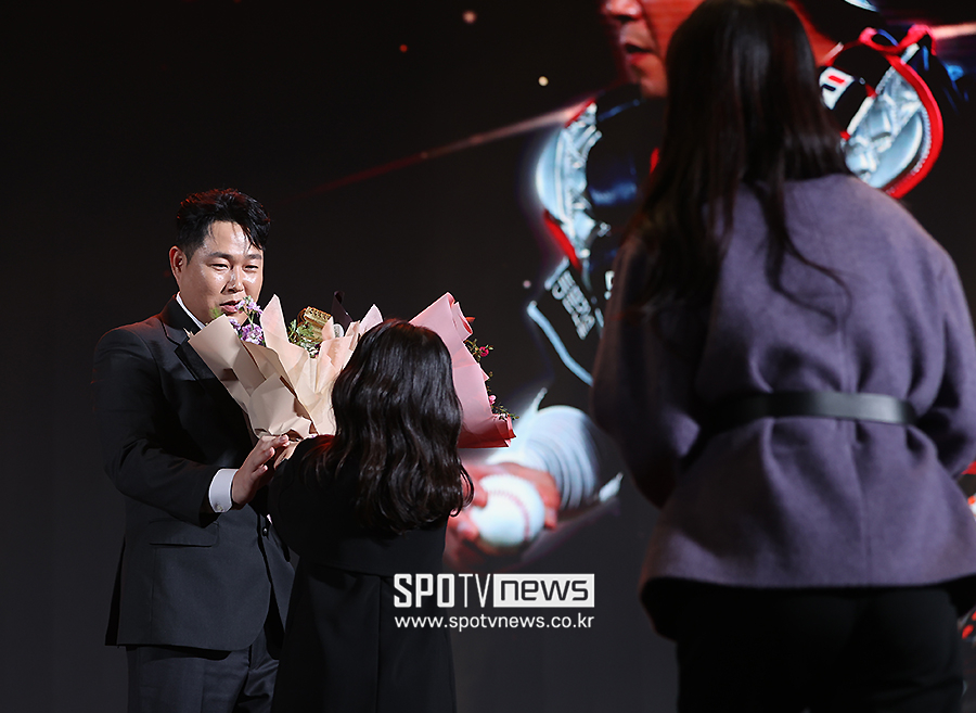▲ 양의지 가족 ⓒ곽혜미 기자