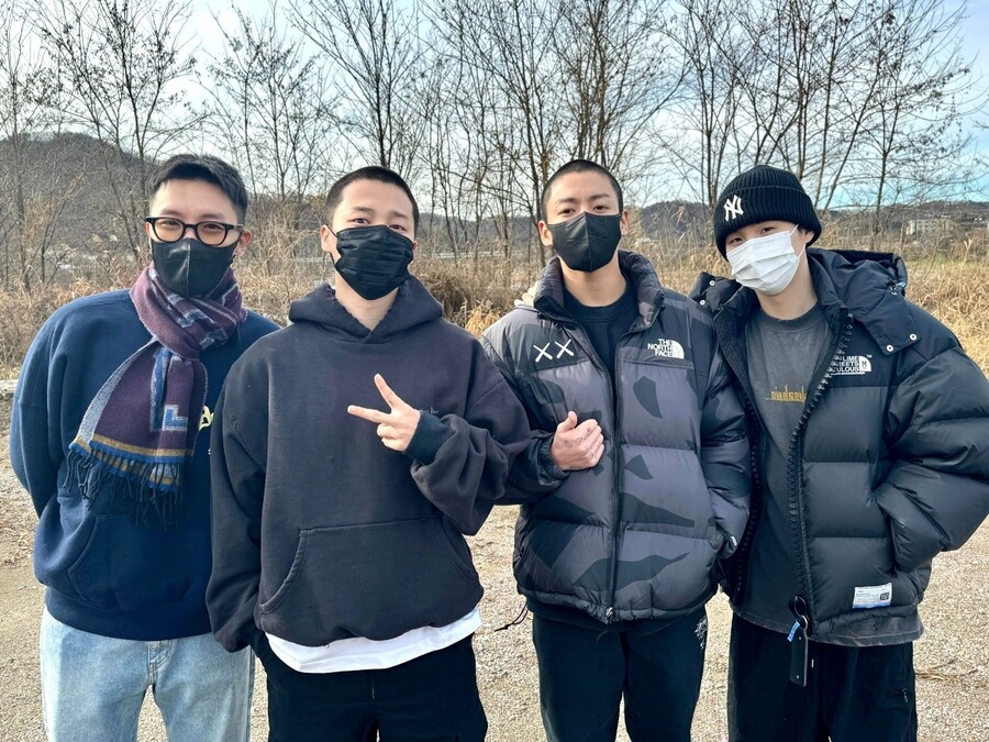 ▲ 방탄소년단 제이홉, 지민, 정국, 슈가(왼쪽부터). 출처| 방탄소년단 공식 엑스(구 트위터)