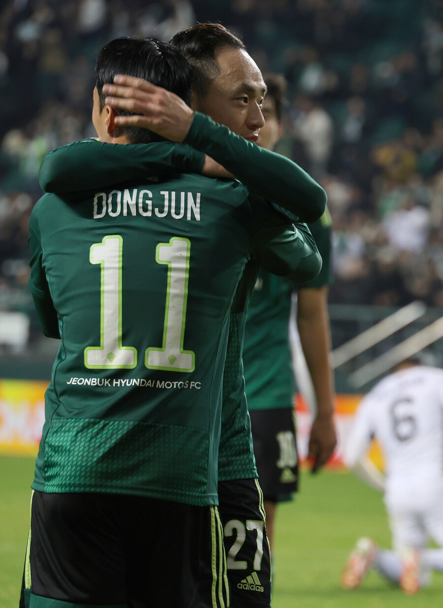 ▲ 전북 현대가 문선민의 골로 2023-24 ACL 16강에 올랐다. ⓒ연합뉴스