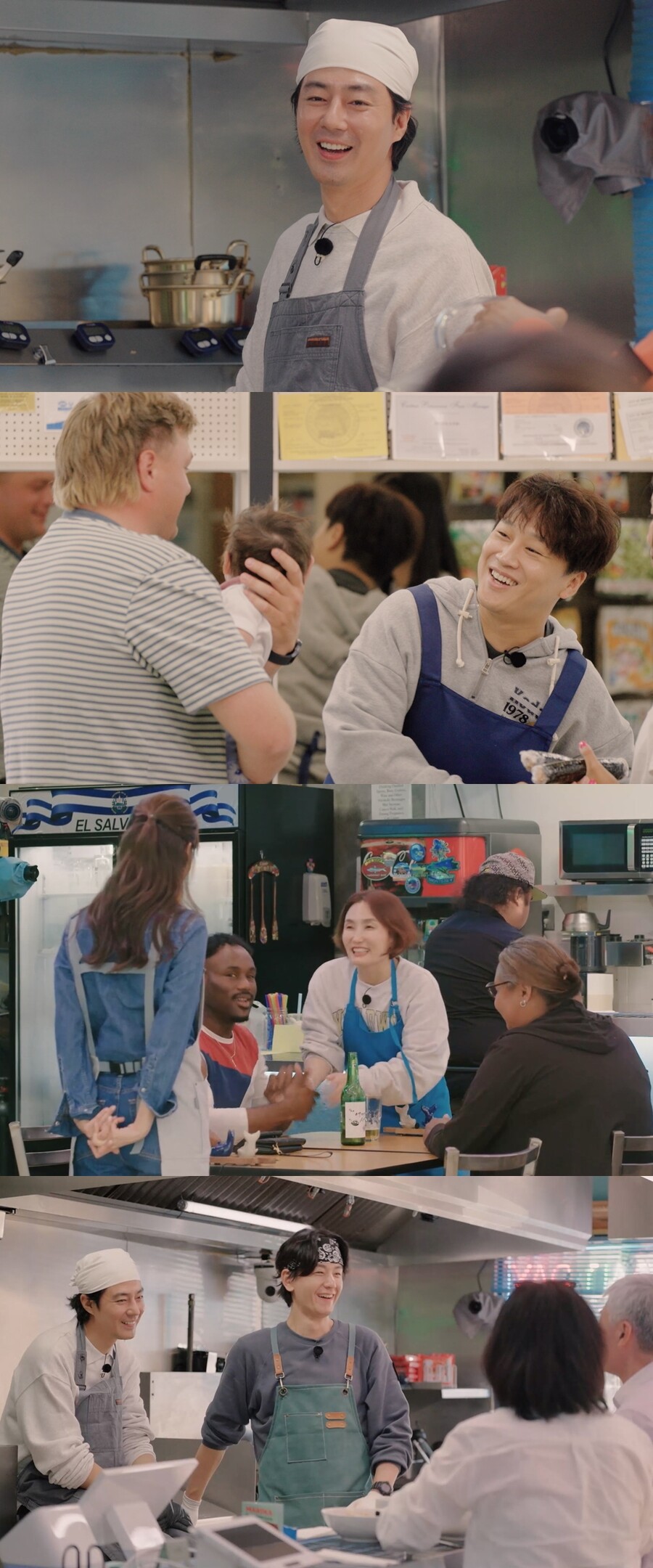 조인성, 태권도 4단 유단자였다…美서 도장 선배 재회('어쩌다사장3')