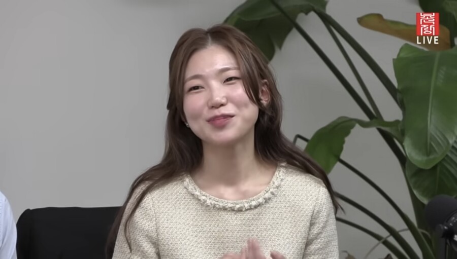 ▲ '나는 솔로' 16기 순자. 출처| 유튜브 채널 '촌장엔터테인먼트TV' 영상 캡처