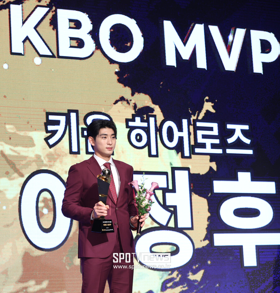 ▲ 2022시즌 MVP 수상 당시 이정후  ⓒ곽혜미 기자