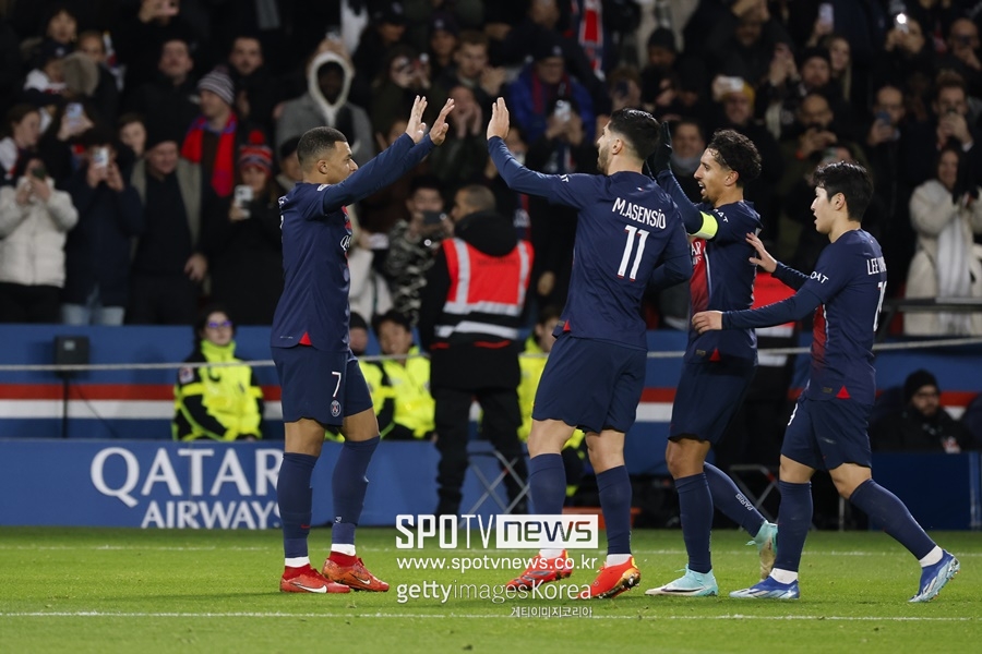 ▲ 이강인과 음바페가 PSG 승리를 이끌었다.