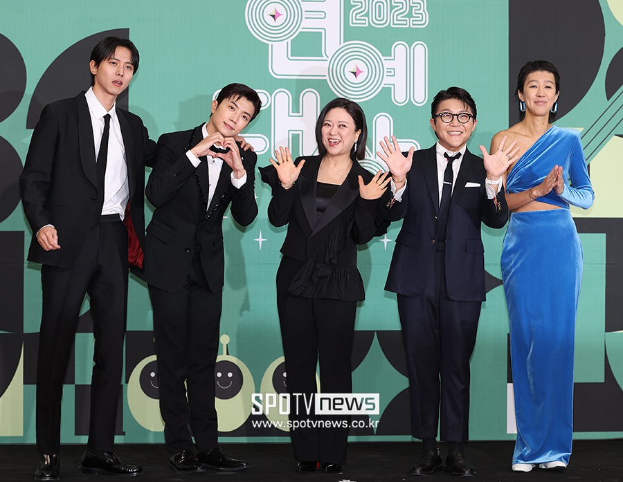▲ 주우재 장우영 김숙 조세호 홍진경 ⓒ곽혜미 기자