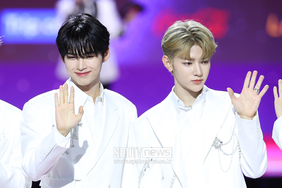 ▲ 제로베이스원 성한빈 장하오 ⓒ곽혜미 기자
